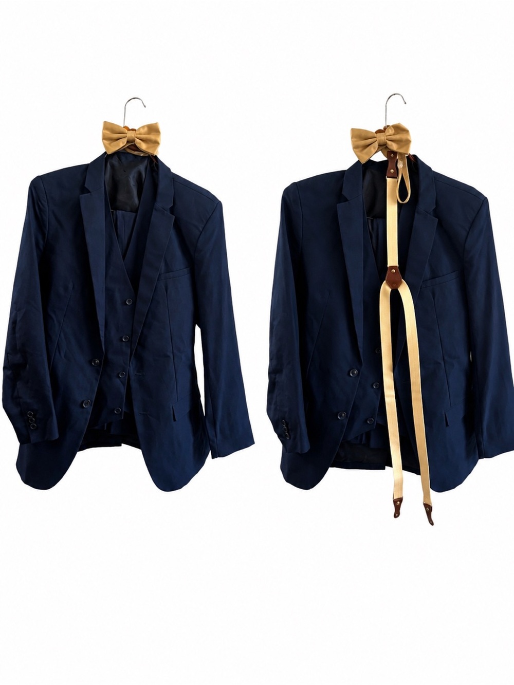 Jewel’s or Gents Boys Navy Suit Size 20 31W 6-Piece Set + IZOD Extra Pants